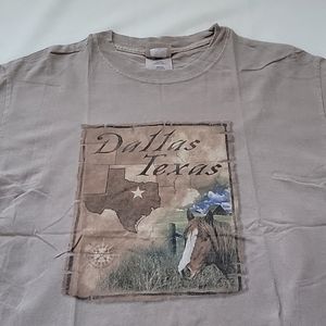 Dallas, Texas T-Shirt 100% Cotton - Medium